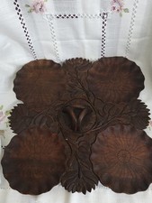 Wooden leaf shape for sale  LONDON