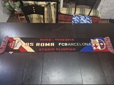 Sciarpa roma barcellona usato  Guidonia Montecelio