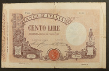 100 lire 1922 usato  Cologno al Serio