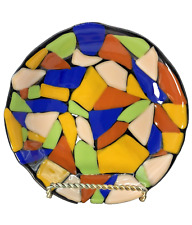 Colorful mosaic fused for sale  Chicago