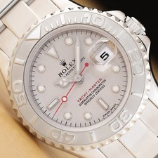 RELÓGIO ROLEX LADIES YACHT-MASTER 169622 MOSTRADOR PLATINA AÇO INOXIDÁVEL 29mm comprar usado  Enviando para Brazil