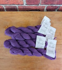 Fio Fibra Natura Lina, Cor #108, Açafrão, Roxo, 4 Hanks comprar usado  Enviando para Brazil