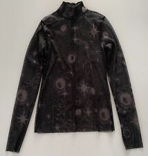Blusa Zara Mock Neck manga longa malha com detalhes metálicos - Tamanho médio - Nova sem etiquetas comprar usado  Enviando para Brazil