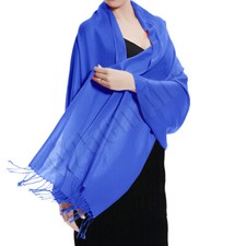Solid silk pashmina for sale  Plainview