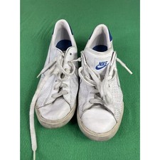 Usado, Tênis esportivo masculino vintage 1980 Nike All Court lona branca 7Y parte superior baixa com cadarço comprar usado  Enviando para Brazil