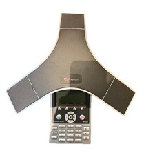 Alto-falante de conferência Polycom SoundStation IP 7000 PoE VOIP com 2 microfones estendidos, usado comprar usado  Enviando para Brazil