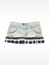 Gyaru denim skirt for sale  LONDON