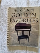 Piano bench golden for sale  CAMBORNE