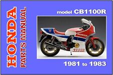 Honda parts manual d'occasion  Expédié en Belgium