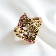 Bague doré antique d'occasion  Paris VI
