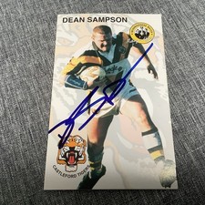 Signed dean sampson for sale  LEEDS