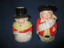 Jarro antigo Toby jarro porcelana alemão personagem escocês homem e bem mulher G&C comprar usado  Enviando para Brazil