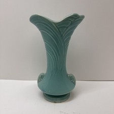 Blue fluted vase for sale  Saint Clair