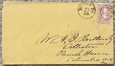Capa clássica 1860s 3c Filadélfia para colecionador Columbia County Pensilvânia comprar usado  Enviando para Brazil