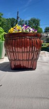 Bamboo rattan planter for sale  Richmond