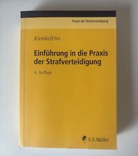 Einführung praxis strafvertei gebraucht kaufen  München