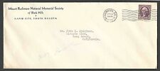 DATADO DE 1938 CAPA LAVAGEM DC MOUNT RUSHMORE NATL MEMORIAL SOCIETY RAPID CITY SD comprar usado  Enviando para Brazil