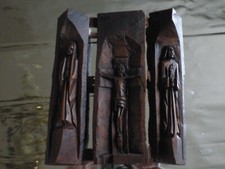 Triptyque religieux bois d'occasion  Charly-sur-Marne