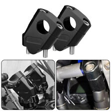 Par 11/8" Motocicleta ATV Bicicleta Guidão Riser 38mm Altura Braçadeira Kit de Montagem Preto comprar usado  Enviando para Brazil