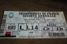Ticket rugby stade d'occasion  Jujurieux