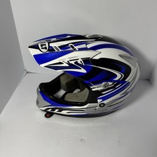 Capacete Bilt Youth Kids Motocross Dirtbike Offroad ATV Redemption azul médio branco, usado comprar usado  Enviando para Brazil