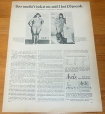 Usado, 1969 VINTAGE GRANDE ANÚNCIO AYDS REDUÇÃO HOMEM VITIMINA E SUPLEMENTO ALIMENTAR MINERAL comprar usado  Enviando para Brazil