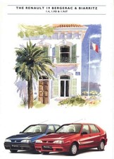 Catalogue brochure Renault 19 Bergerac Biarritz 10/1995 Grande Bretagne / U.K., usado comprar usado Catalogue brochure Renault 19 Bergerac Biarritz 10/1995 Grande Bretagne / U.K., usado comprar usado  Enviando para Brazil