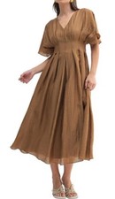 Vestido Mila Mae Feminino Manga Dolman Midi Linha A Novo sem etiquetas em Mocha, Tamanho Médio  comprar usado Vestido Mila Mae Feminino Manga Dolman Midi Linha A Novo sem etiquetas em Mocha, Tamanho Médio  comprar usado  Enviando para Brazil
