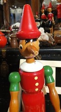 Pinocchio legno vintage usato  Volvera