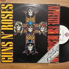 GUNS N ROSES Appetite For Destruction RARE MEXICO 1988 LP Serie Rocker VG+ vinyl, usado comprar usado  Enviando para Brazil