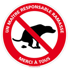 Panneau déjections canines d'occasion  Cambrai
