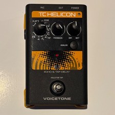 Pedal de efeitos vocais TC Helicon Voicetone E1 eco and tap delay + fonte de alimentação, usado comprar usado  Enviando para Brazil