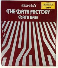 Archivador doméstico Microlab The Data Factory base de datos completo en contenido de manga nuevo segunda mano  Embacar hacia Argentina