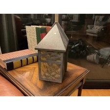 Usado, Luminária de varanda vintage para artes e ofícios/Tudor com vidro âmbar comprar usado  Enviando para Brazil