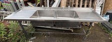 Stainless steel double for sale  BANWELL
