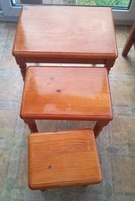 Nest tables rounded for sale  EASTBOURNE