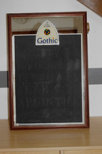Plaque publicitaire ardoise d'occasion  Saint-Honoré-les-Bains