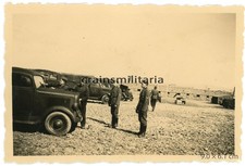 Orig. Foto 214.ID Soldaten mit Opel Blitz Lkw in Lager m. Tarn Camo in Norwegen, usado comprar usado  Enviando para Brazil