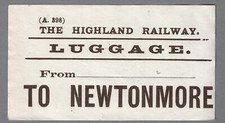 Highland railway luggage for sale  TAUNTON