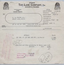 1930 lane company for sale  Clairton