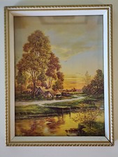 Vintage framed picture for sale  Portland
