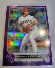 2022 Topps Chrome Aggiornamento Michael Lorenzen - Viola - - USC134 Angels comprar usado  Enviando para Brazil