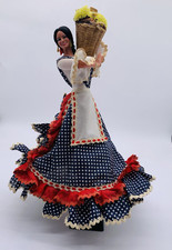 Boneca dançarina flamenca vintage 1960’s grande espanhola Marin Chiclana 18” com suporte comprar usado  Enviando para Brazil
