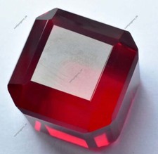 54 Pedras Preciosas Soltas Extremamente Raras Criadas em Laboratório com Corte em Cubo Vermelho, usado comprar usado  Enviando para Brazil