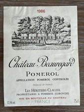 étiquette château beauregard d'occasion  Toul