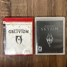 The Elder Scrolls IV Oblivion & Skyrim Bundle - PlayStation 3 - PS3 - Discos perfeitos comprar usado  Enviando para Brazil