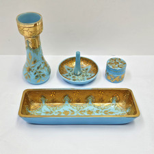 Antique blue opaline for sale  Preston