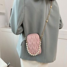 Bolsa feminina de ombro pérola bolsa tiracolo com aba bolsas femininas, usado comprar usado  Enviando para Brazil