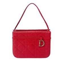 Bolsa de mão DIOR Vanity mini couro vermelha comprar usado  Enviando para Brazil