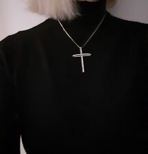 Ciondolo croce argento usato  Monte San Pietro